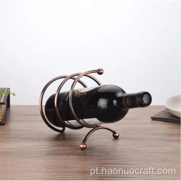 O caracol liso IRON vinho rack